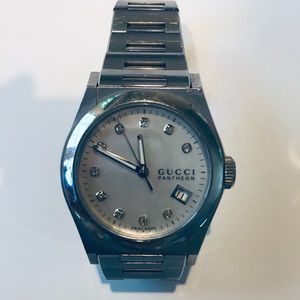 Gucci Pantheon Diamond Watch